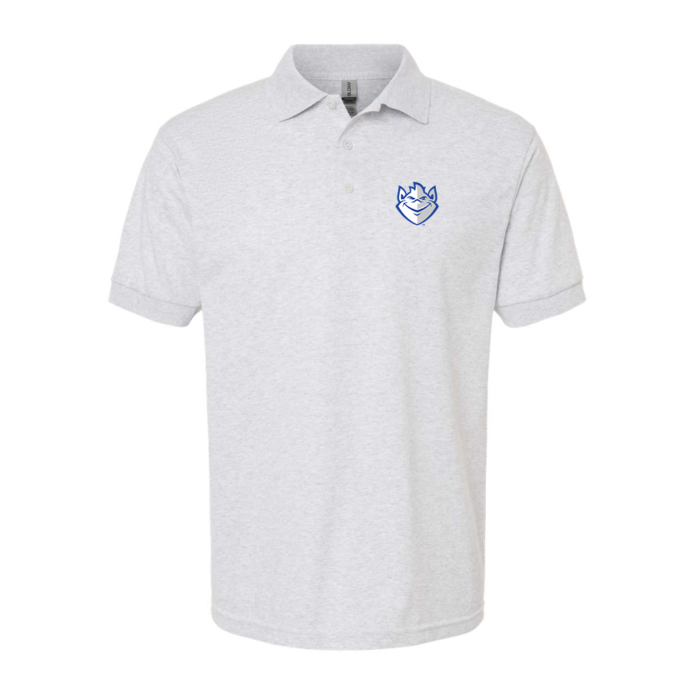 Men's Saint Louis Billikens Logo Gildan Dry Blend Jersey Polo