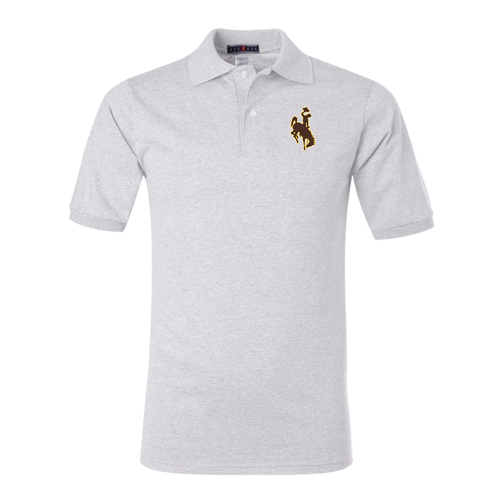 Men's Wyoming Cowboys JERZEES  SpotShield polo