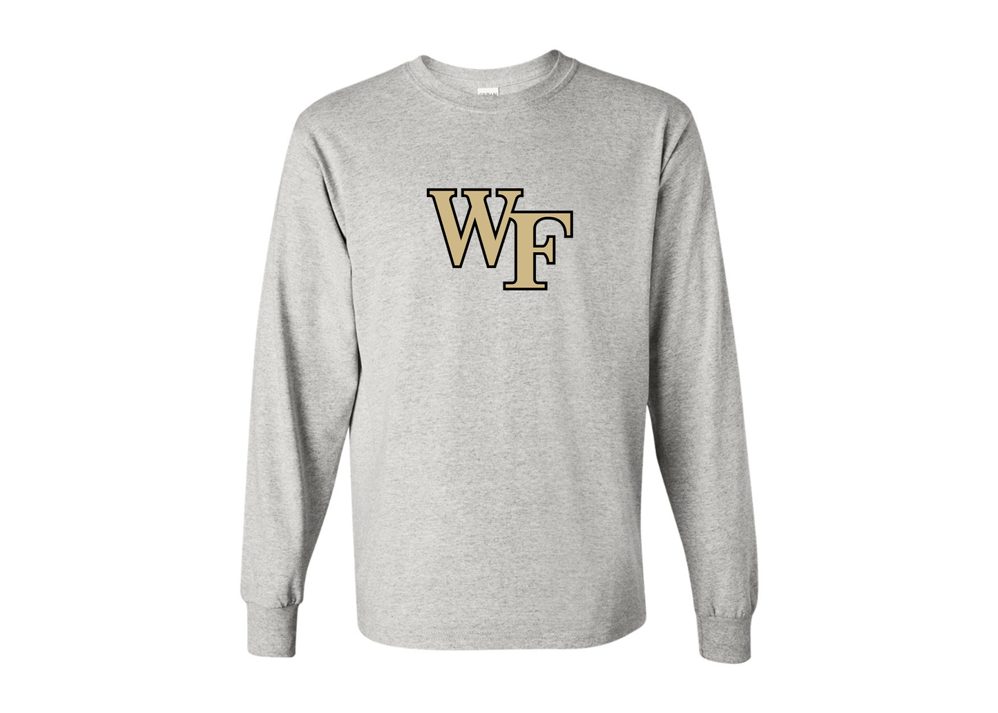 Men's Wake Forest Demon Deacons Gildan Heavy Cotton Long Sleeve T-Shirt