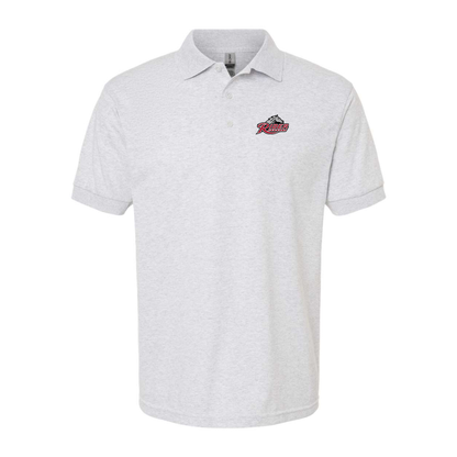 Men's Rider Broncs Logo Gildan Dry Blend Jersey Polo