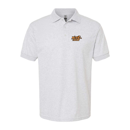 Men's RIT Tigers Logo Gildan Dry Blend Jersey Polo