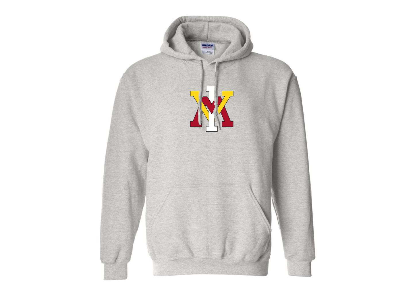 Men's VMI Keydets Gildan  Heavy Blend Hooded Sweatshirt