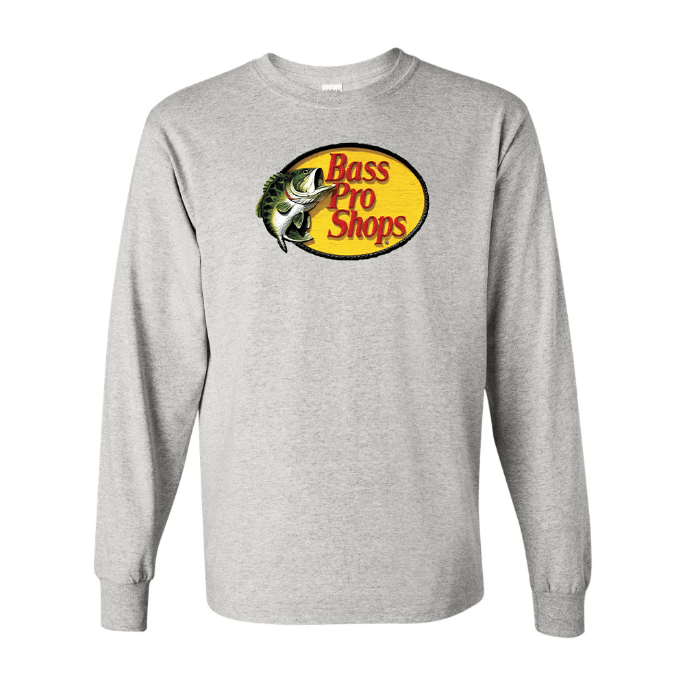 Men's Bass Pro Shops Logo Gildan Heavy Cotton Long Sleeve T-Shirt