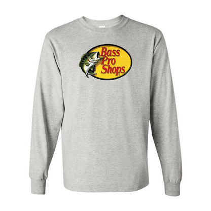 Men's Bass Pro Shops Logo Gildan Heavy Cotton Long Sleeve T-Shirt