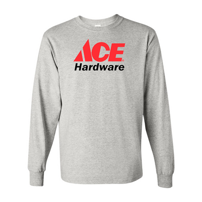 Men's ACE Hardware Logo Gildan Heavy Cotton Long Sleeve T-Shirt