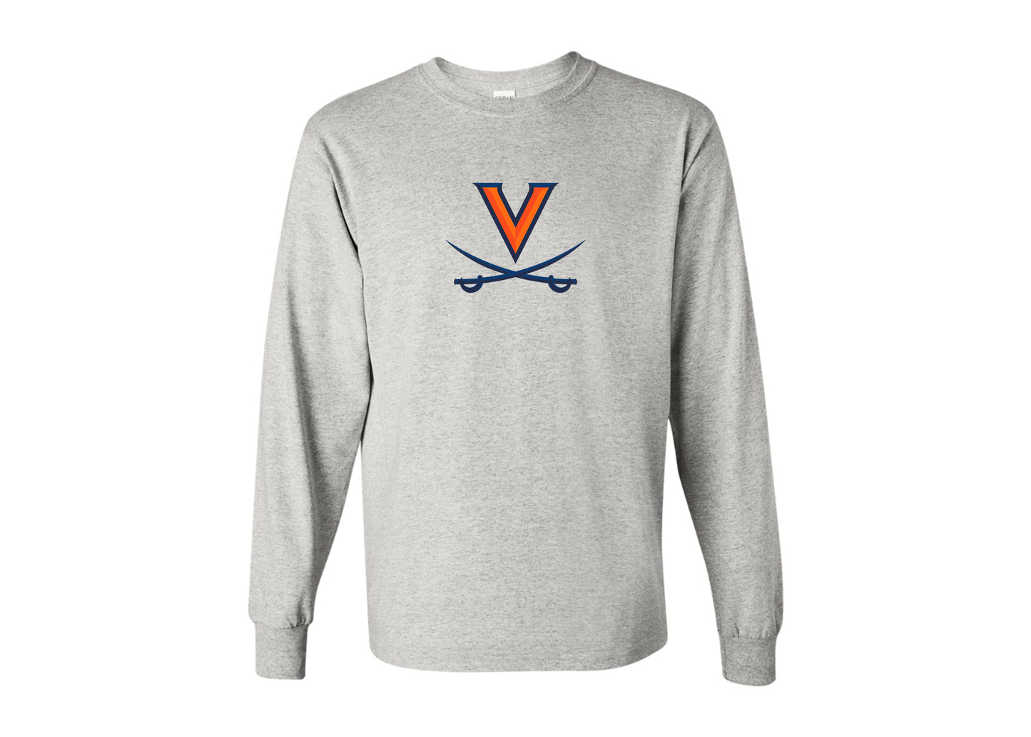 Men's Virginia Cavaliers Gildan Heavy Cotton Long Sleeve T-Shirt