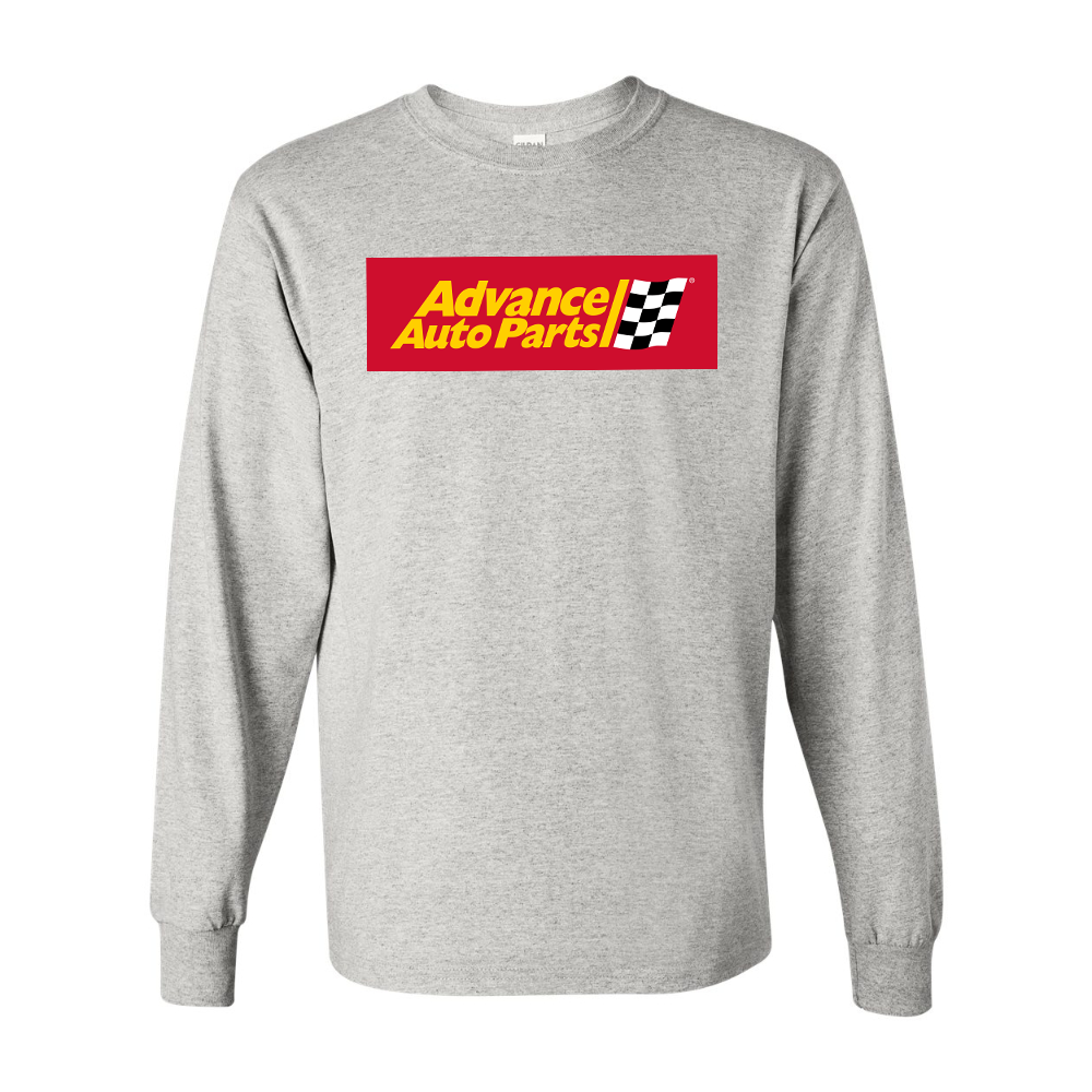 Men's Advance Auto Parts Logo Gildan Heavy Cotton Long Sleeve T-Shirt