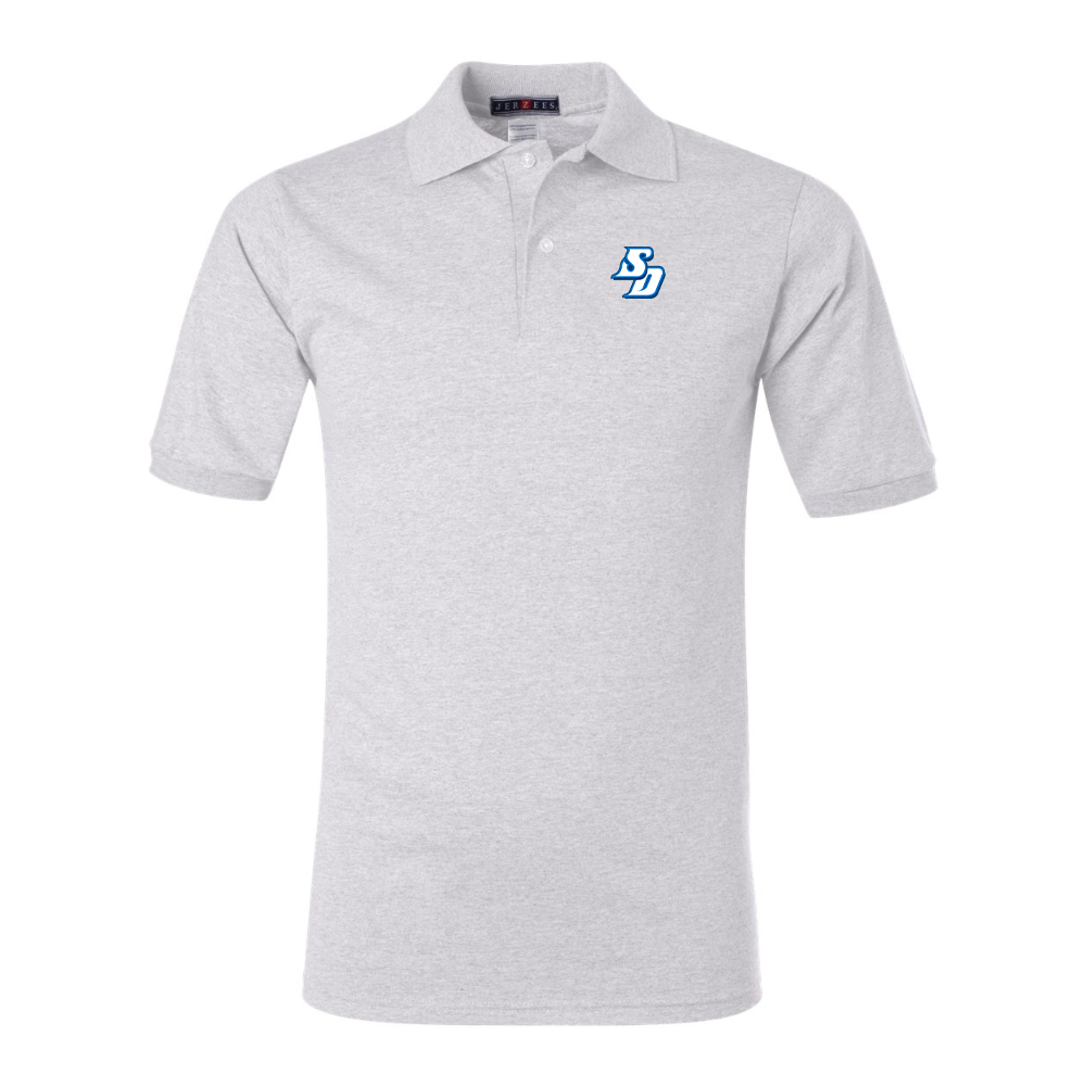 Men's  San Diego Toreros Logo JERZEES  SpotShield polo