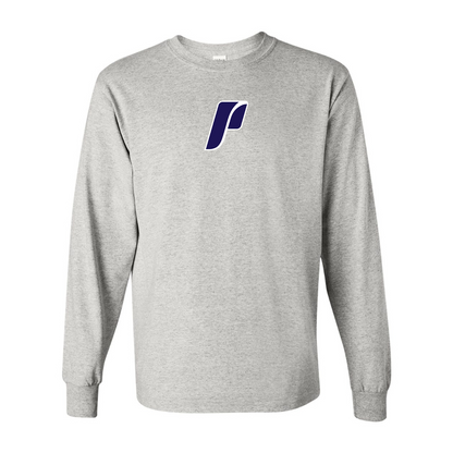 Men's Portland Pilots Logo Gildan Heavy Cotton Long Sleeve T-Shirt