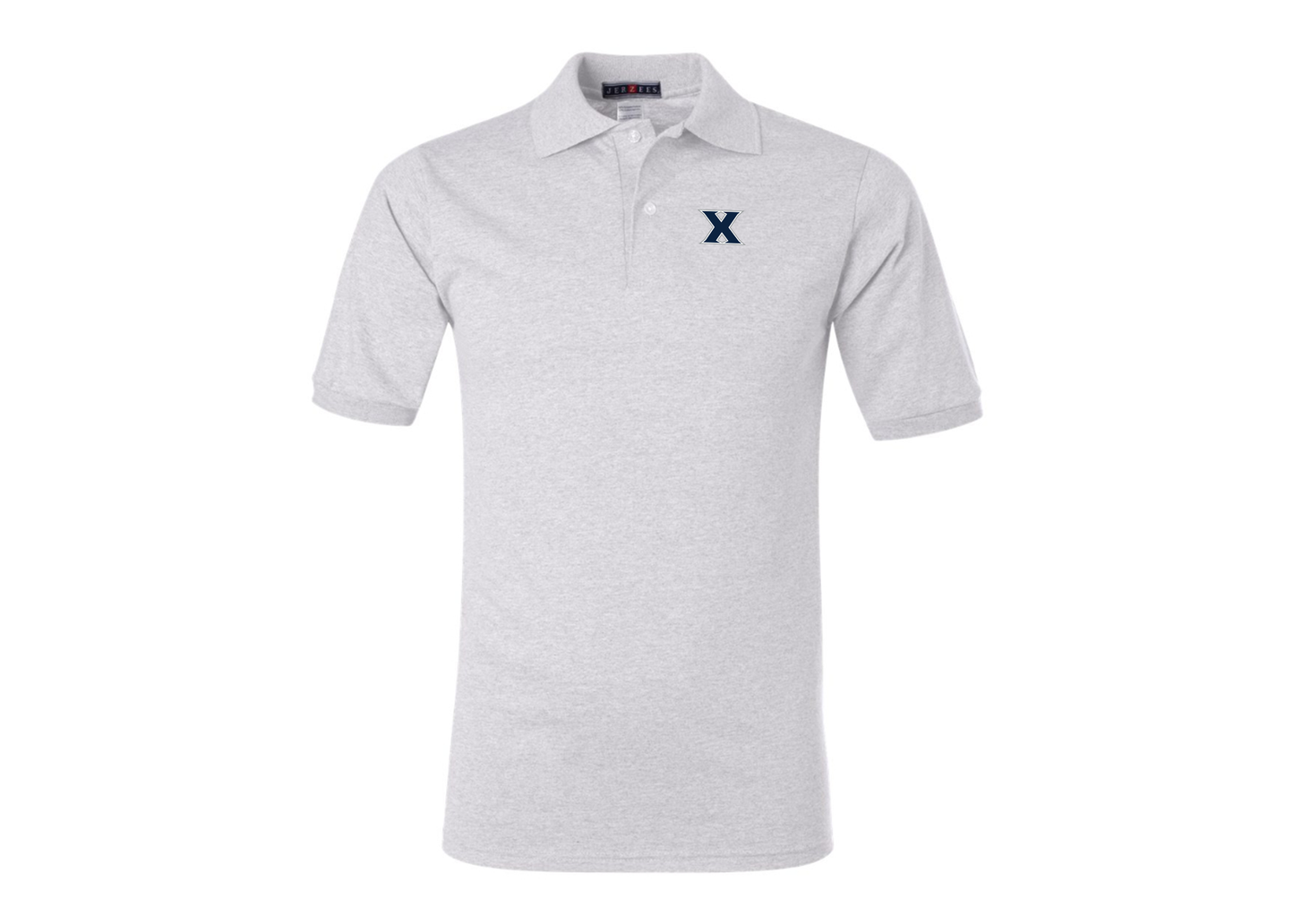 Men's Xavier Musketeers JERZEES  SpotShield polo