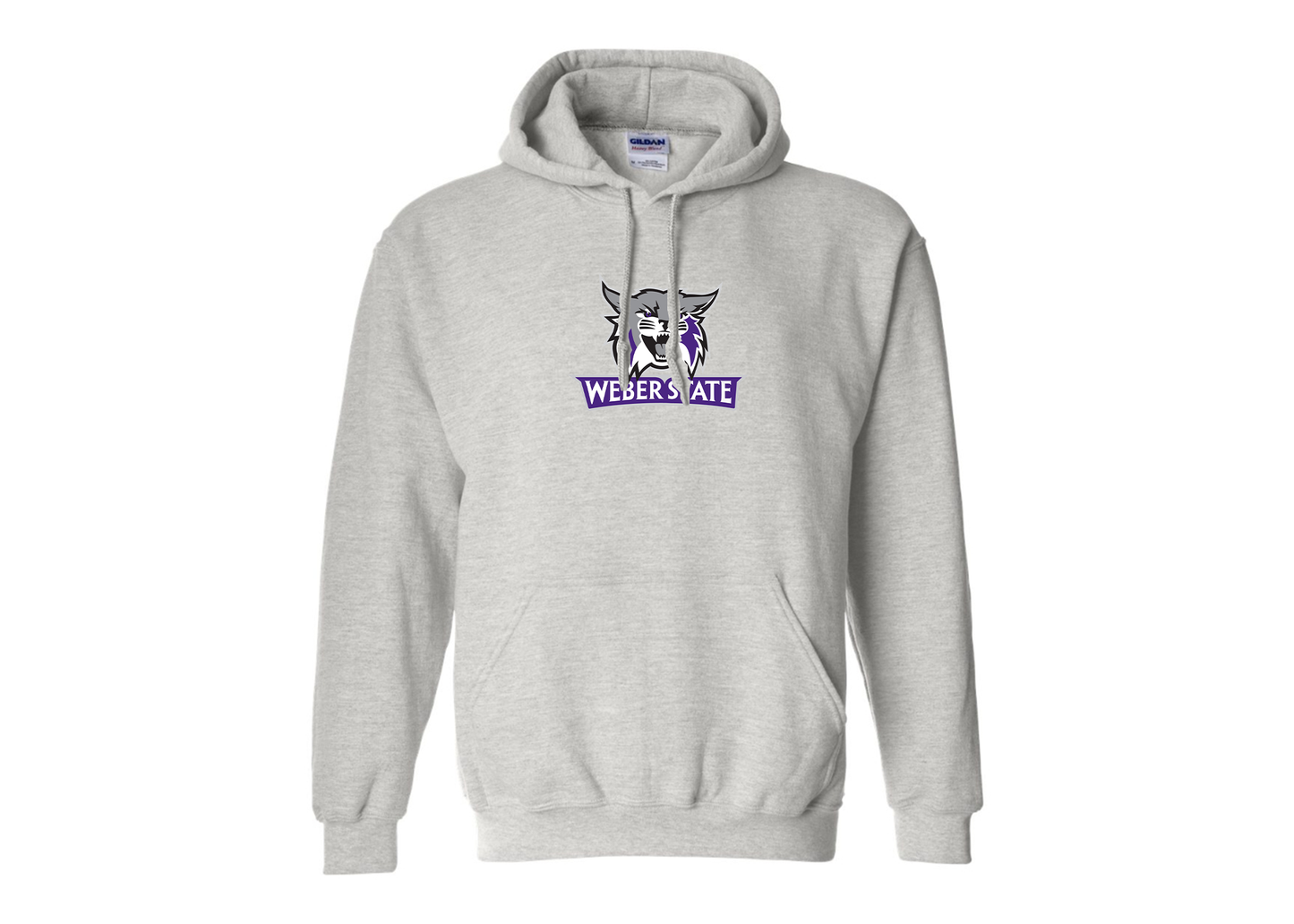 Men's Weber State Wildcats Gildan  Heavy Blend Hooded Sweatshirt