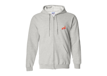 Men's NRJ 12 Logo Gildan  Heavy Blend Full Zip Hooded Sweatshirt