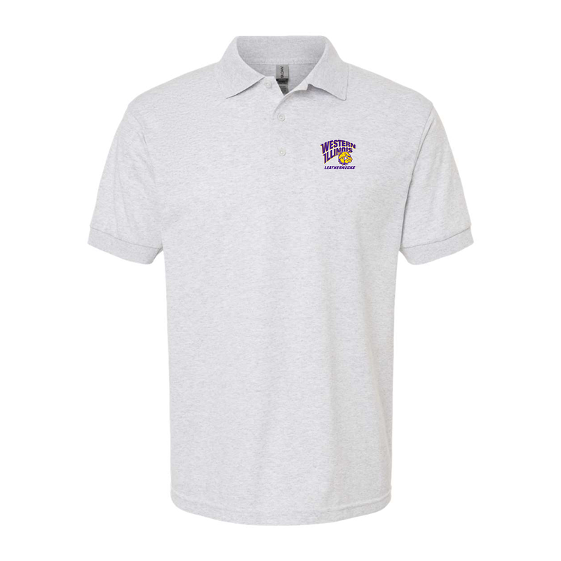 Men's Western Illinois Leathernecks Gildan Dry Blend Jersey Polo