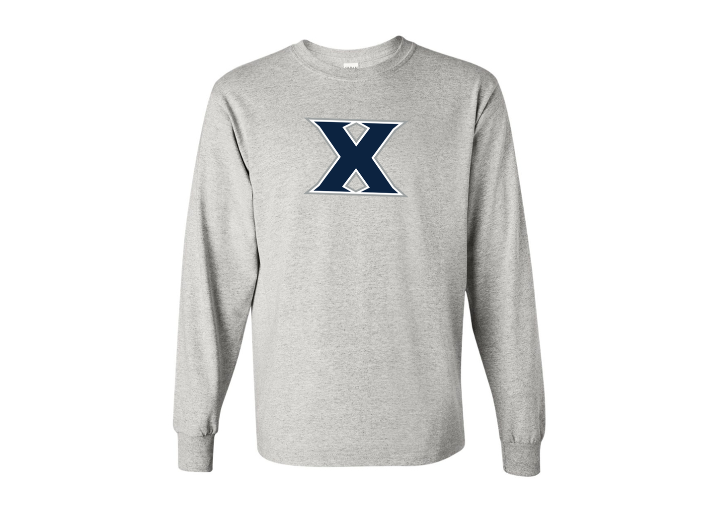 Men's Xavier Musketeers Gildan Heavy Cotton Long Sleeve T-Shirt