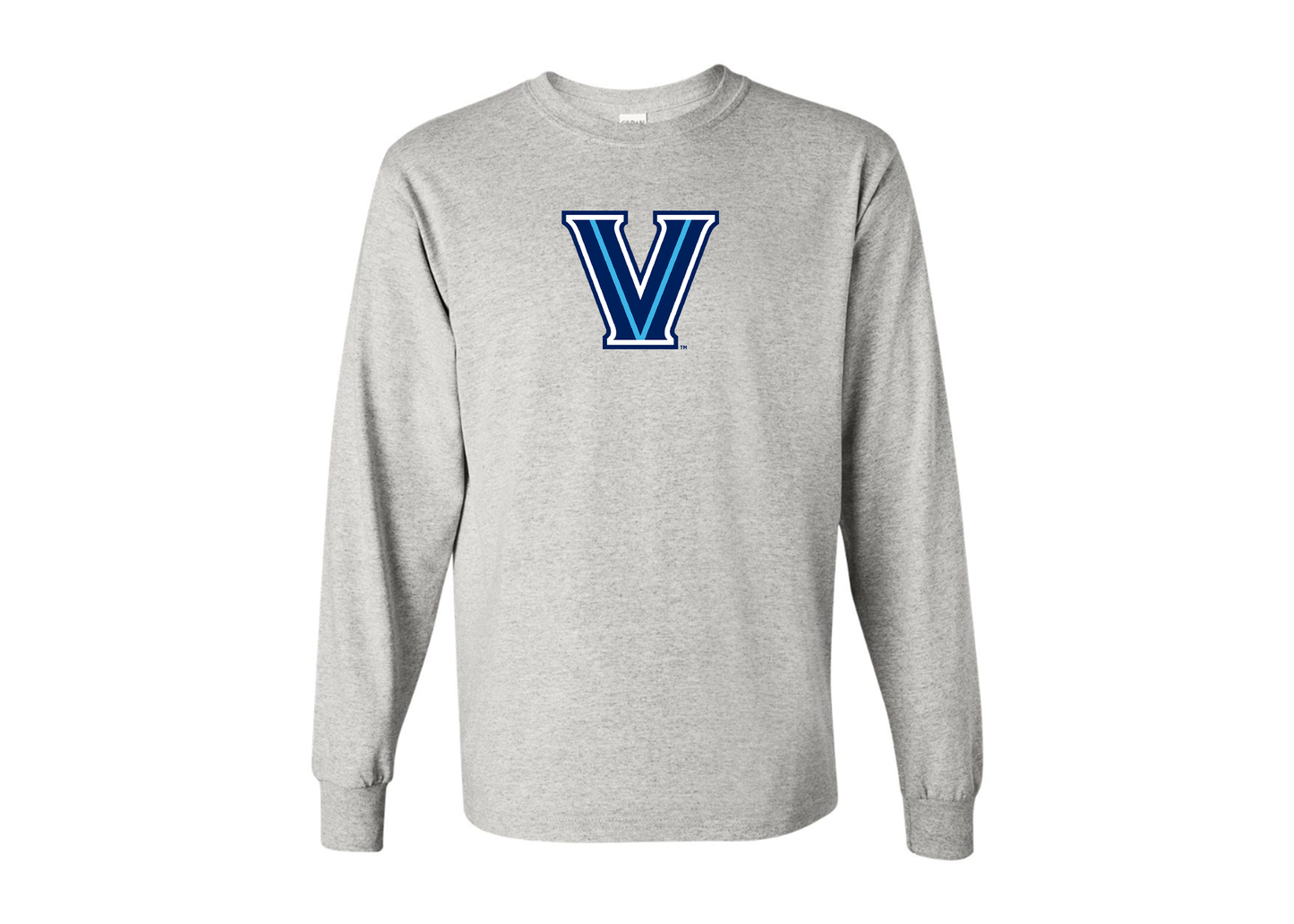 Men's Villanova Wildcats Gildan Heavy Cotton Long Sleeve T-Shirt