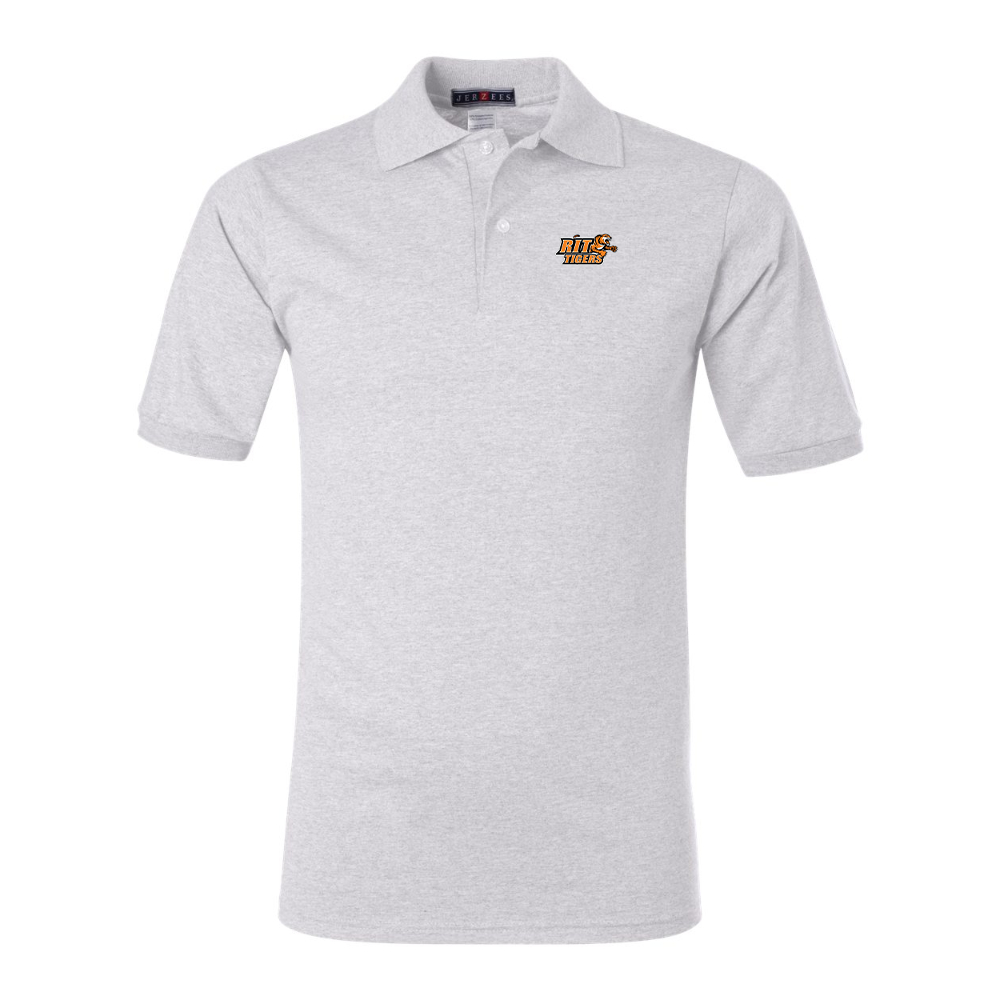 Men's RIT Tigers Logo JERZEES  SpotShield polo