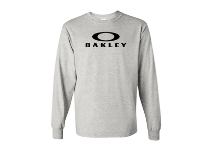 Men's Oakley Logo Gildan Heavy Cotton Long Sleeve T-Shirt