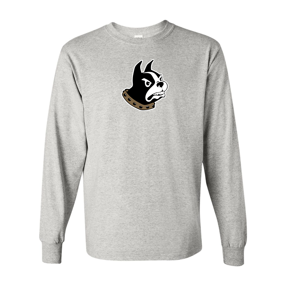 Men's Wofford Terriers Gildan Heavy Cotton Long Sleeve T-Shirt