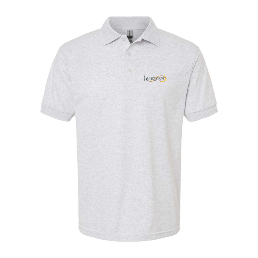 Men's Runescape Logo Gildan Dry Blend Jersey Polo