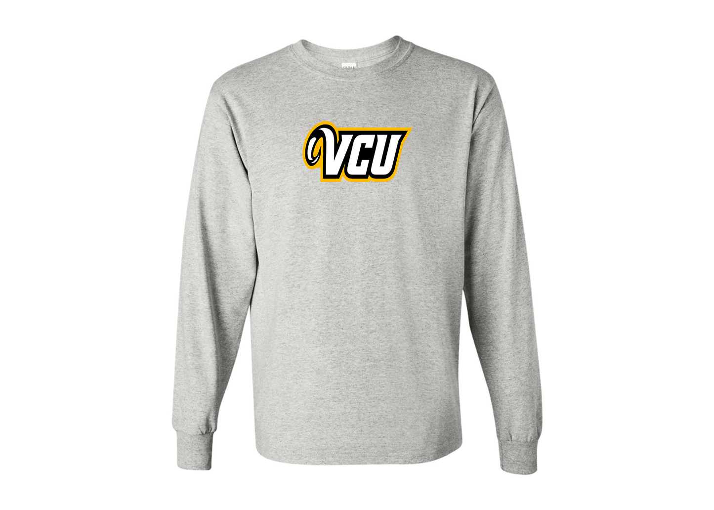 Men's Virginia Commonwealth Rams Gildan Heavy Cotton Long Sleeve T-Shirt