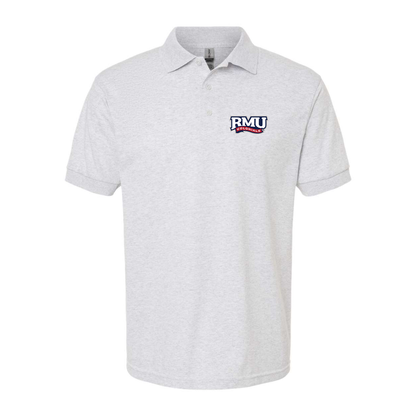 Men's Robert Morris Colonials Logo Gildan Dry Blend Jersey Polo