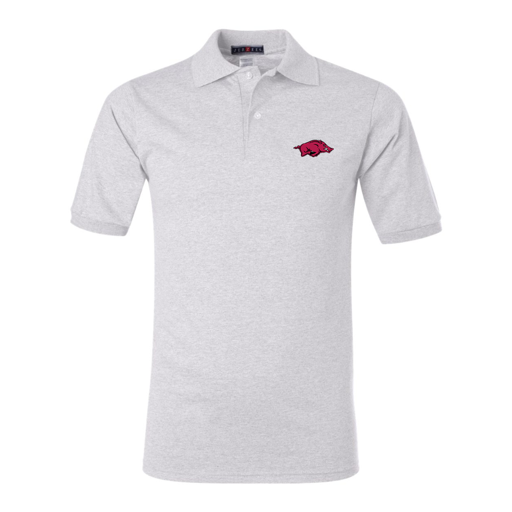 Men's Arkansas Razorbacks JERZEES  SpotShield polo