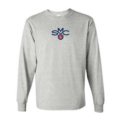 Men's Saint Marys Gaels Logo Gildan Heavy Cotton Long Sleeve T-Shirt
