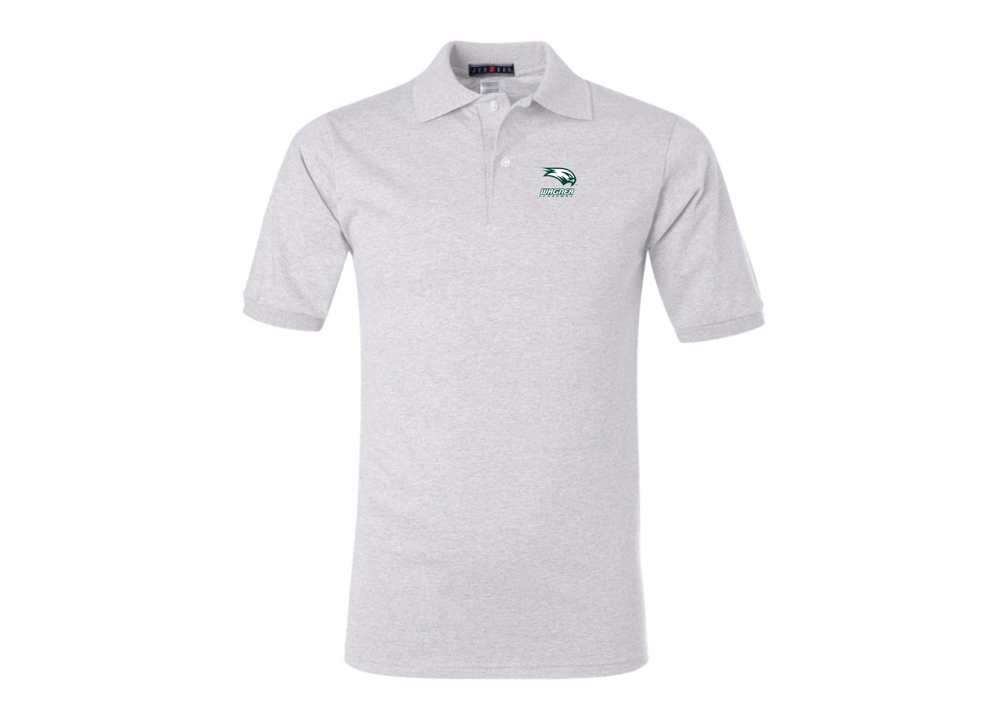 Men's Wagner Seahawks JERZEES  SpotShield polo