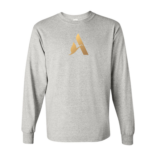 Men's Accor Golden Logo Gildan Heavy Cotton Long Sleeve T-Shirt