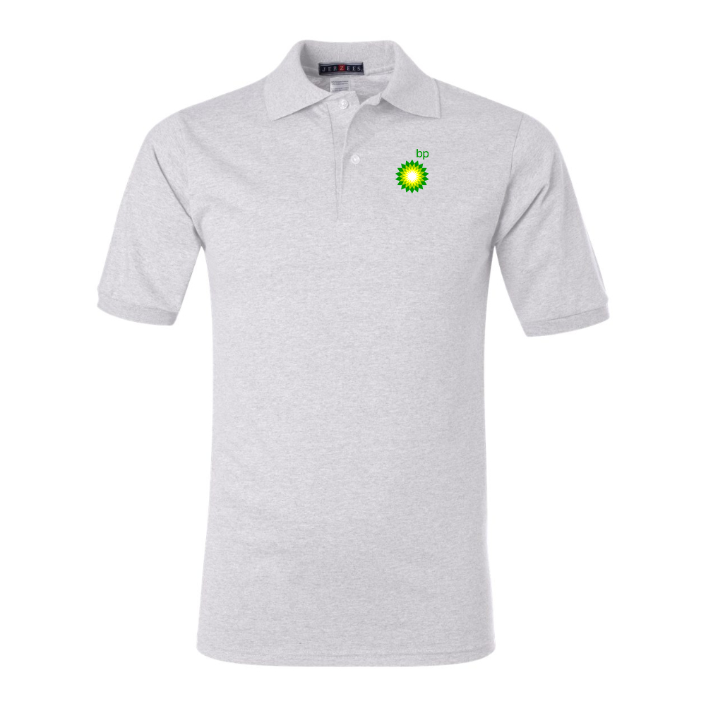 Men's BP Oil Logo JERZEES  SpotShield polo