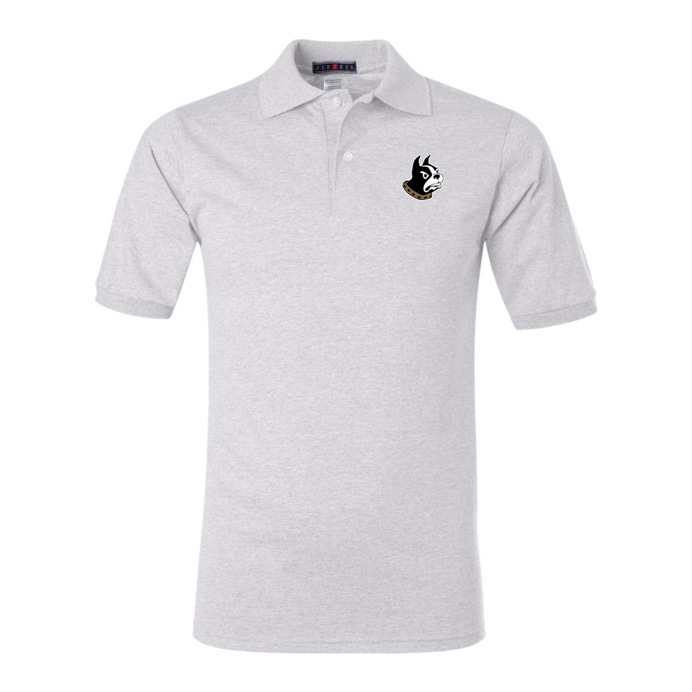 Men's Wofford Terriers JERZEES  SpotShield polo