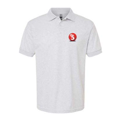 Men's ABC TV5 Logo Gildan Dry Blend Jersey Polo