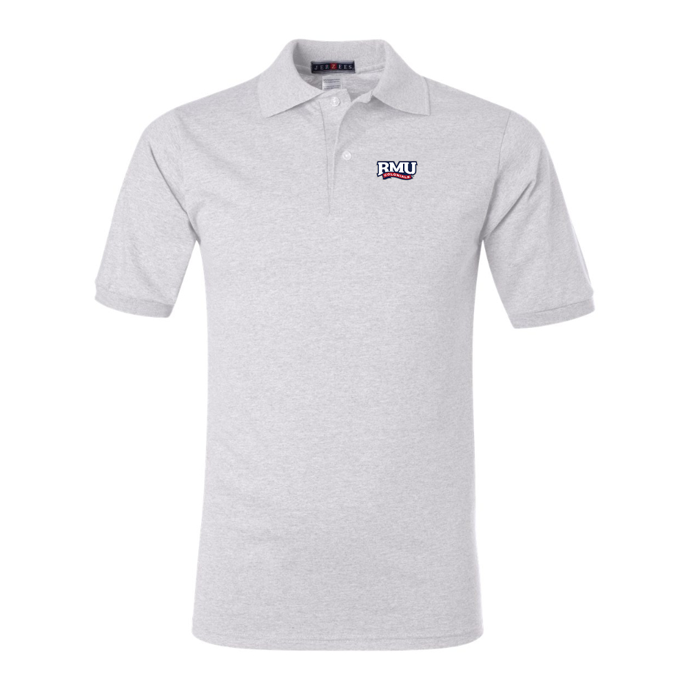 Men's Robert Morris Colonials Logo JERZEES  SpotShield polo