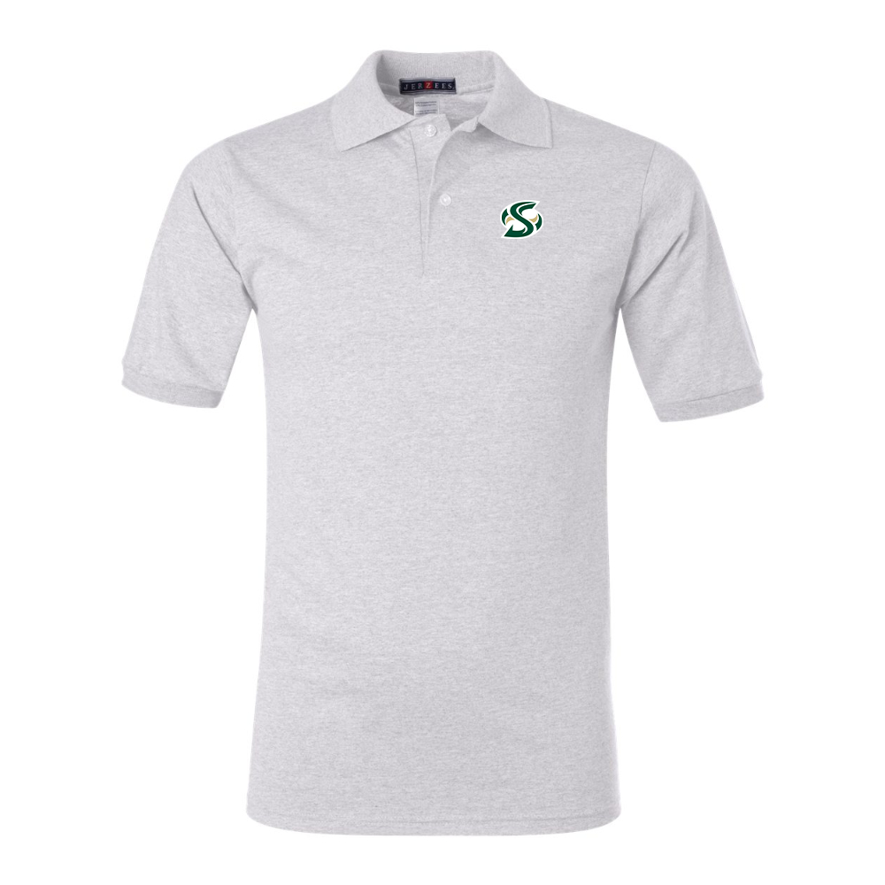 Men's Sacramento State Hornets Logo  JERZEES  SpotShield polo