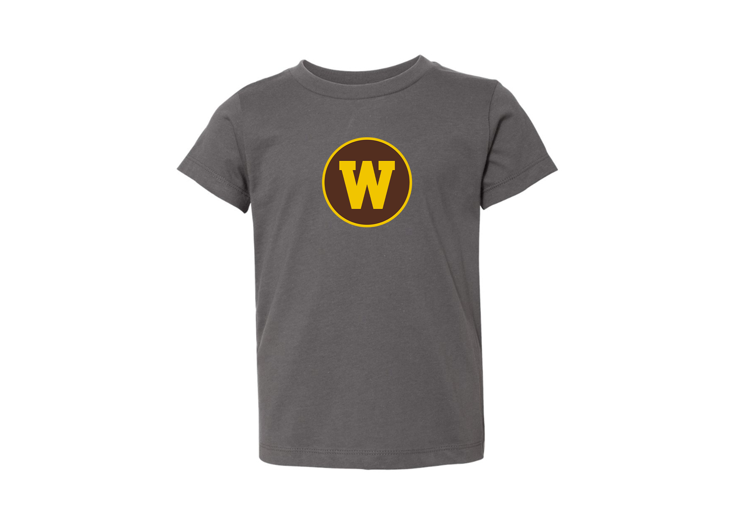 Western Michigan Broncos BELLA  CANVAS Toddler Jersey Tee