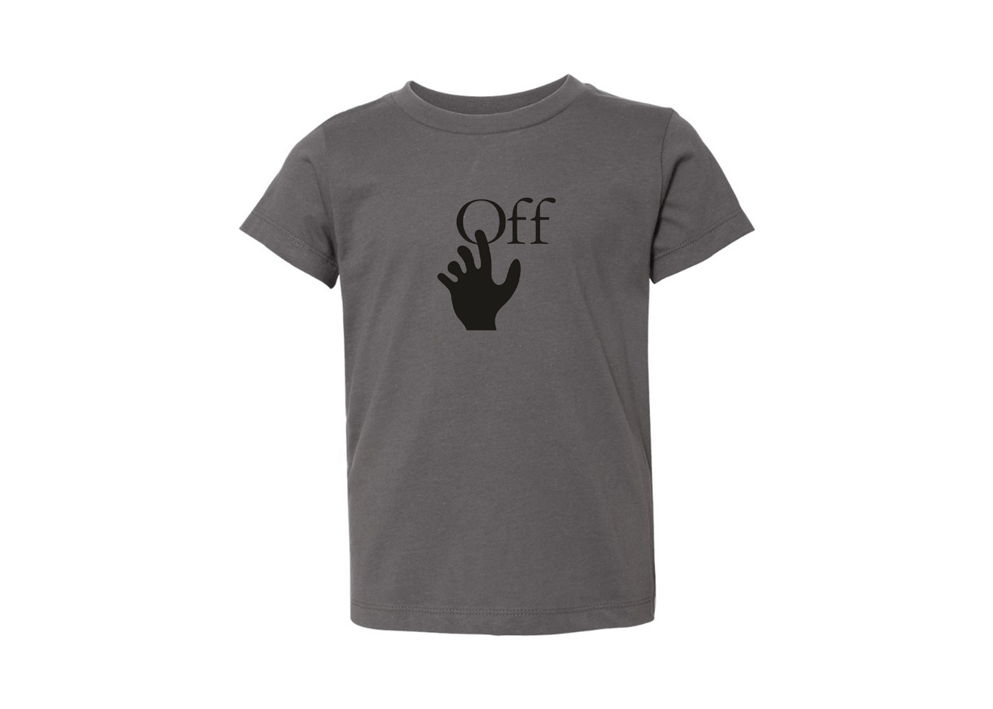 Off-White Hand BELLA  CANVAS Toddler Jersey Tee