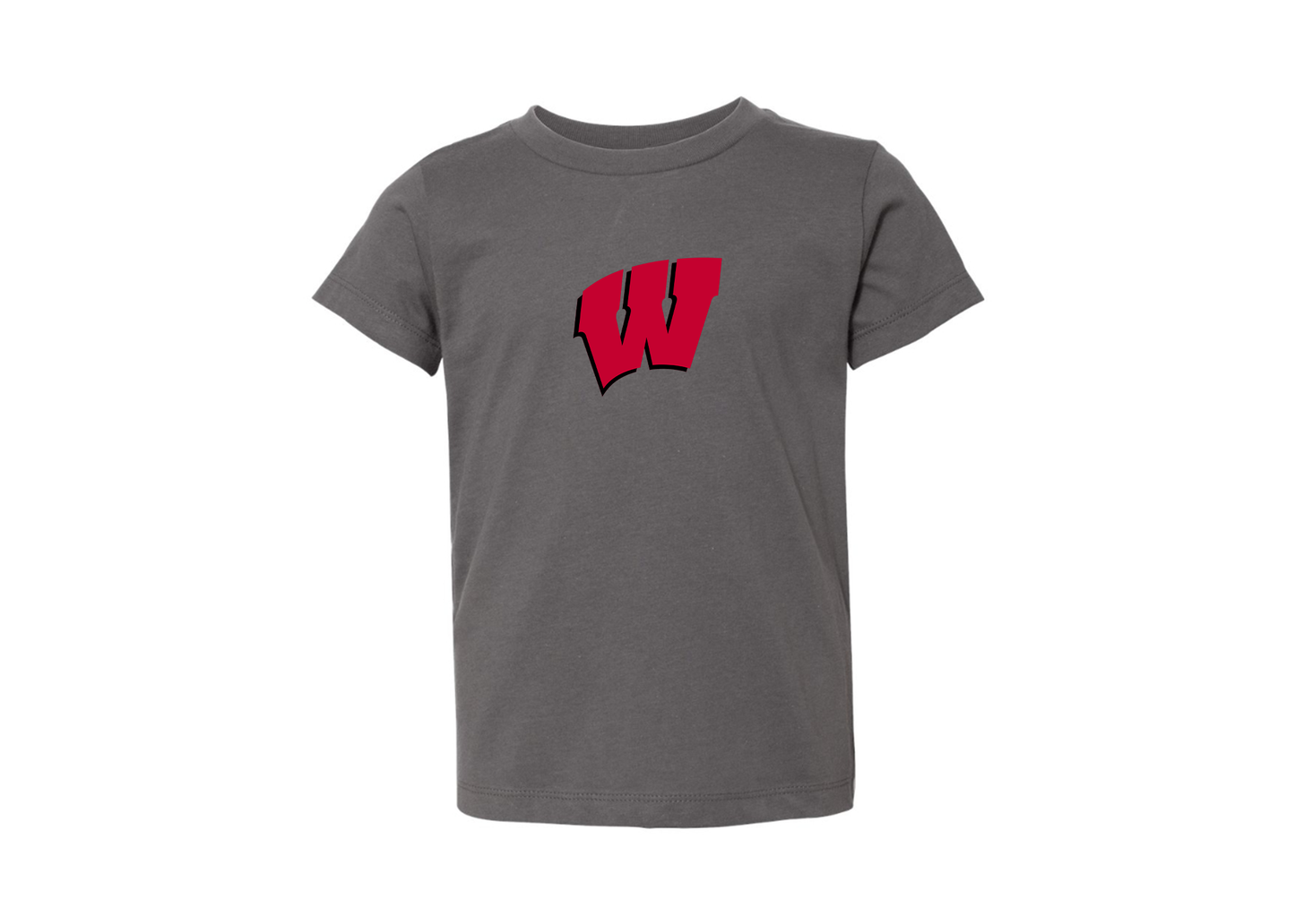 Wisconsin Badgers BELLA  CANVAS Toddler Jersey Tee