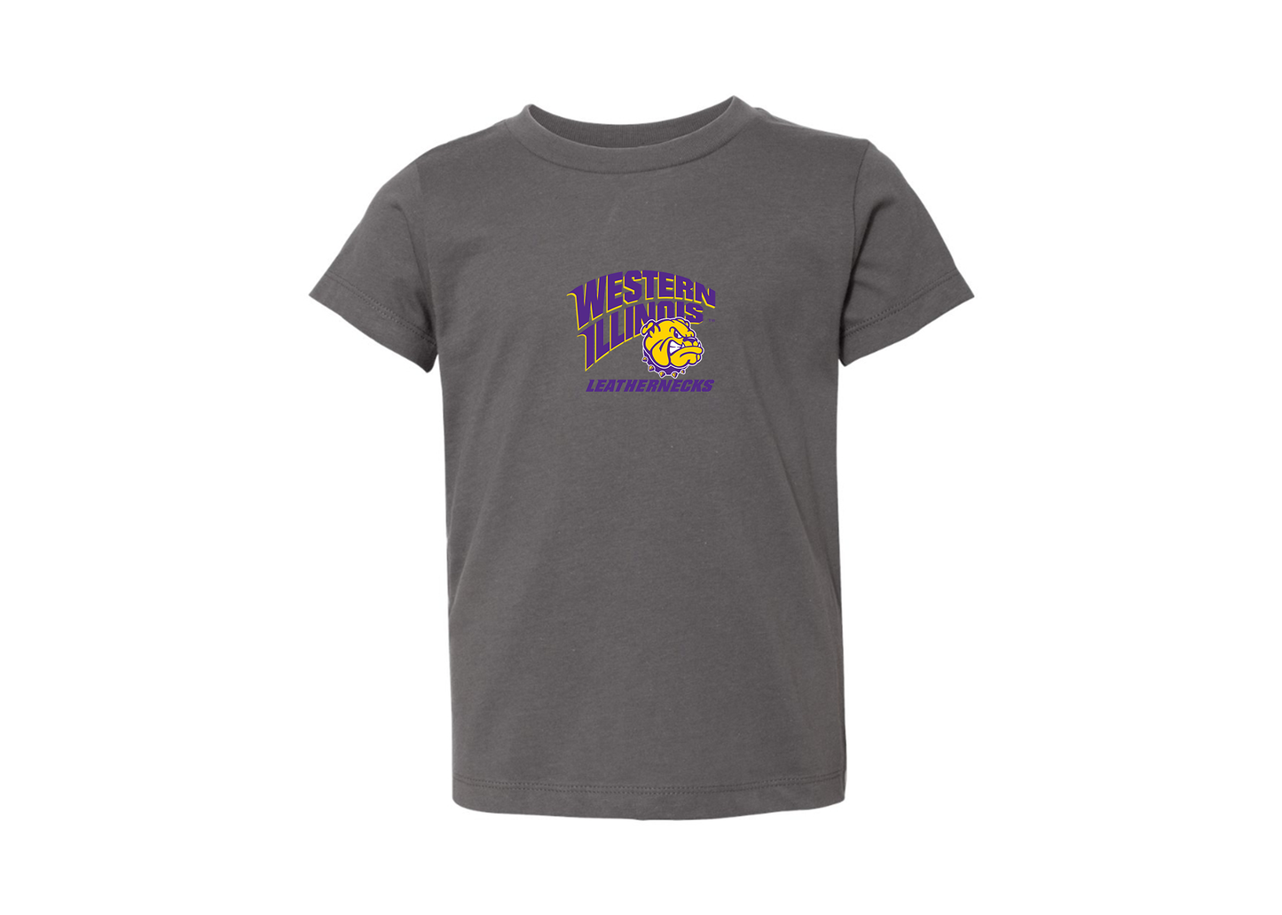 Western Illinois Leathernecks BELLA  CANVAS Toddler Jersey Tee