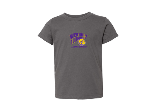 Western Illinois Leathernecks BELLA  CANVAS Toddler Jersey Tee