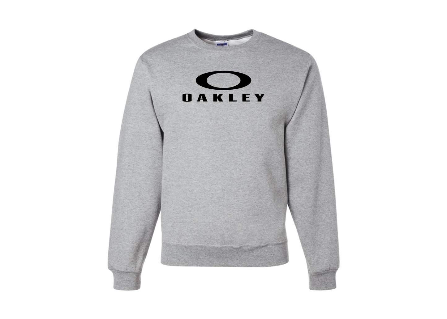 Men's Oakley Logo JERZEES NuBlend Crewneck Sweatshirt