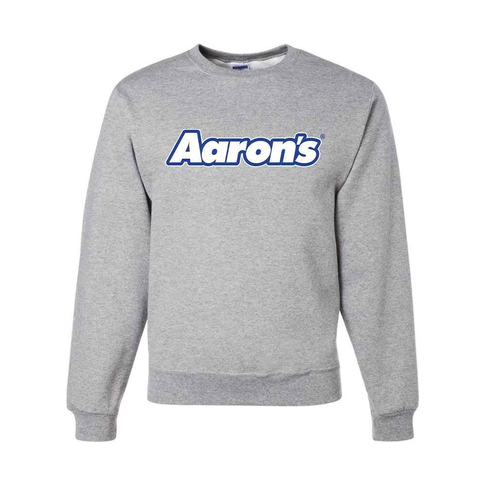 Men's Aaron_s Logo  JERZEES NuBlend Crewneck Sweatshirt