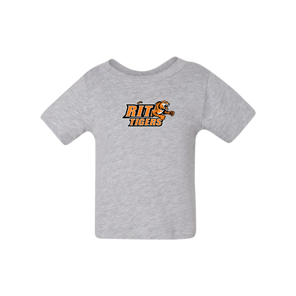 RIT Tigers Logo BELLA CANVAS Infant Jersey Tee