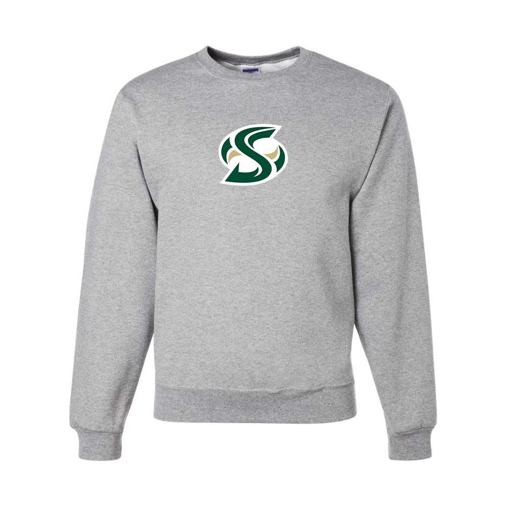 Men's Sacramento State Hornets Logo   JERZEES NuBlend Crewneck Sweatshirt