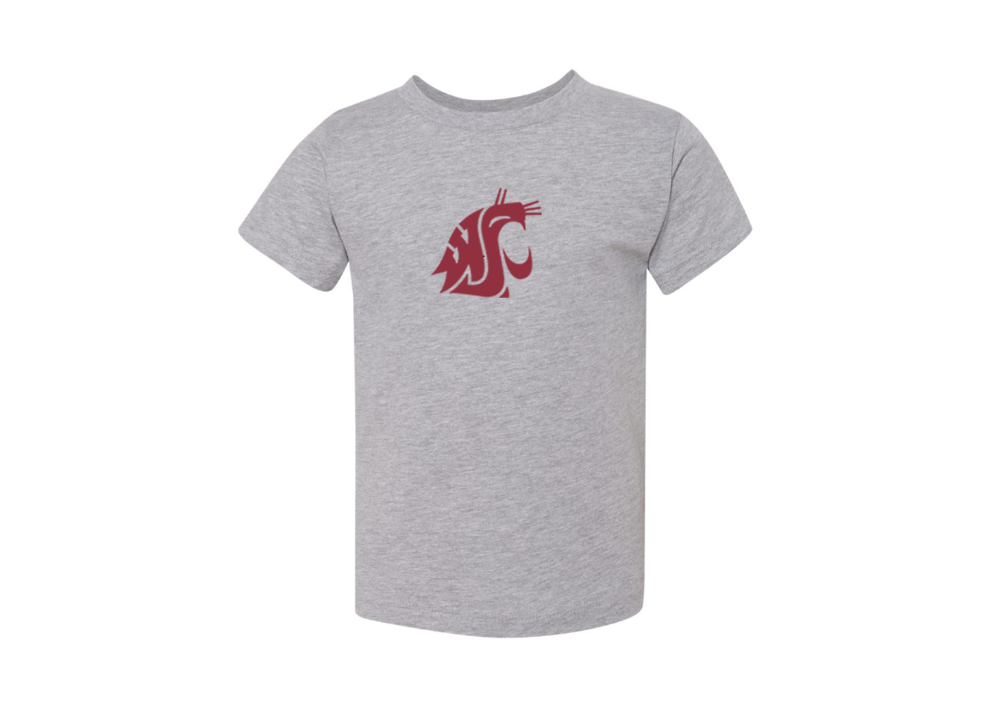 Washington State Cougars BELLA  CANVAS Toddler Jersey Tee