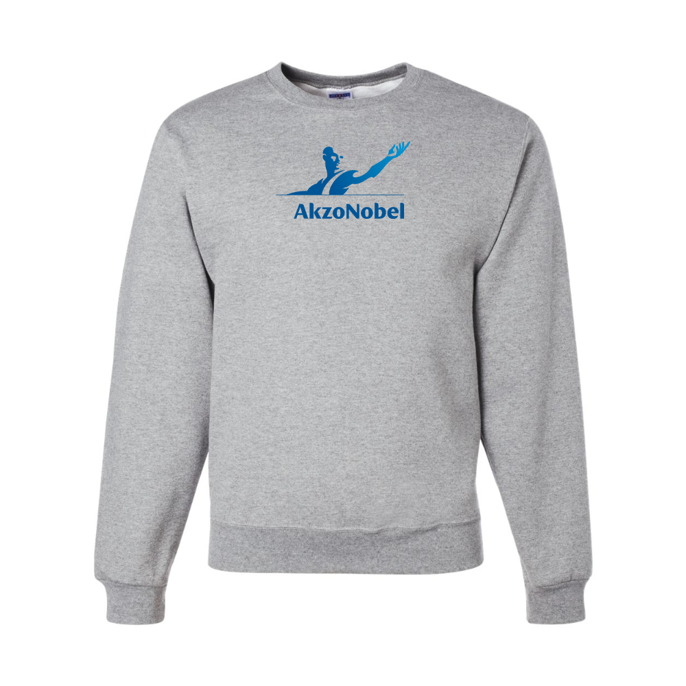 Men's AkzoNobel Logo JERZEES NuBlend Crewneck Sweatshirt