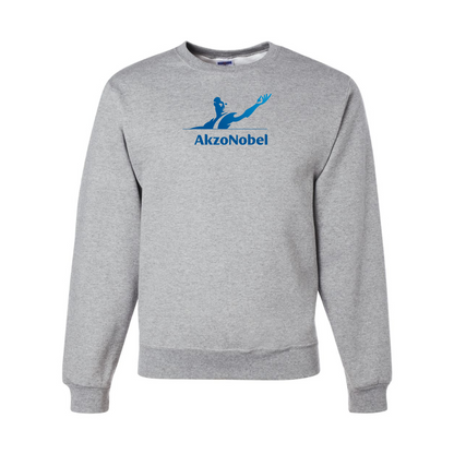 Men's AkzoNobel Logo JERZEES NuBlend Crewneck Sweatshirt