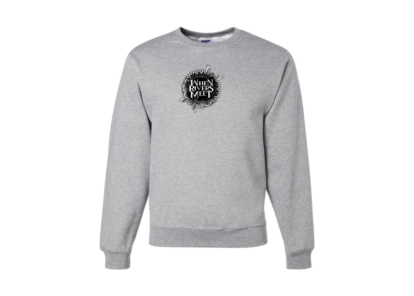 Men's When Rivers Meet JERZEES NuBlend Crewneck Sweatshirt