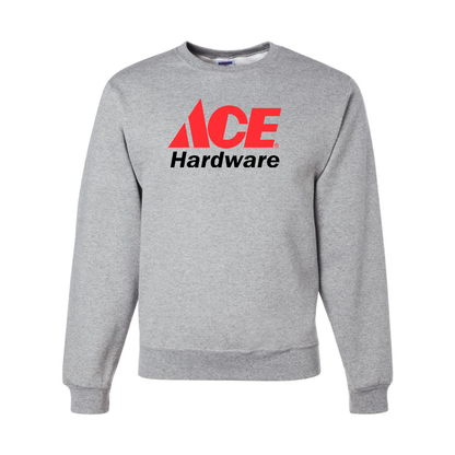 Men's ACE Hardware Logo  JERZEES NuBlend Crewneck Sweatshirt