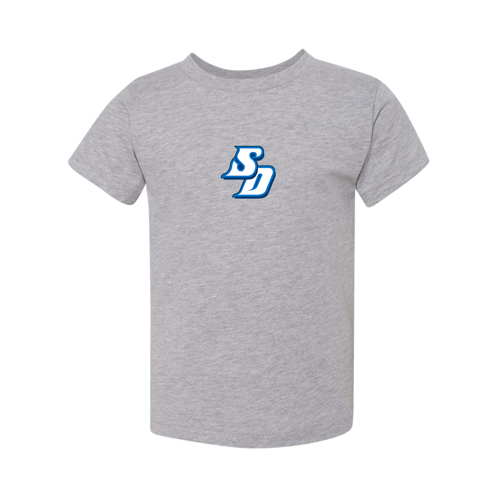 San Diego Toreros Logo BELLA  CANVAS Toddler Jersey Tee