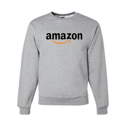 Men's Amazon Logo  JERZEES NuBlend Crewneck Sweatshirt
